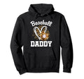 Baseball Daddy Leopard Heart Matching Hoodie - Minimalist Print Men Women - T-Shirt, Sweatshirt, Hoodie