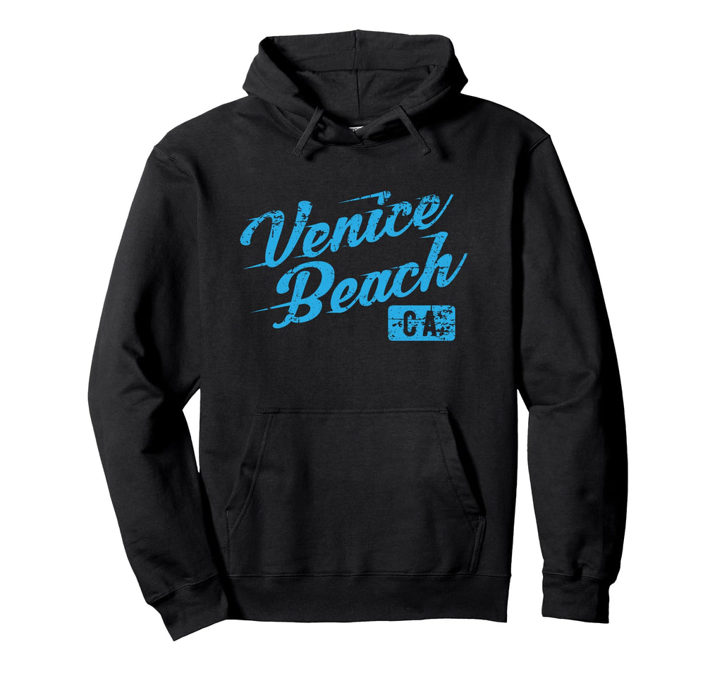 Venice Beach California Distressed Hoodie - Streetwear Style for Adults - T-Shirt, Sweatshirt, Hoodie