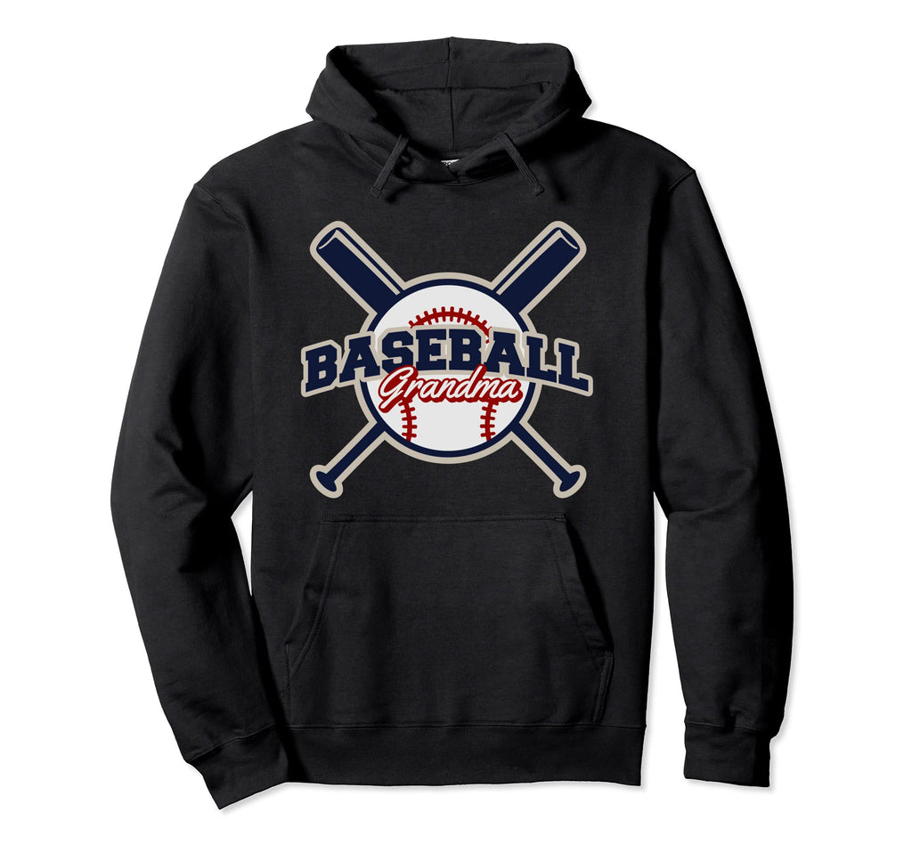 Baseball Grandma Baseball Hoodie - Minimalist Print for Adults - T-Shirt, Sweatshirt, Hoodie