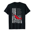 Narwhal Usa America Flag Distressed T-Shirt - Streetwear Style Unisex - T-Shirt, Sweatshirt, Hoodie