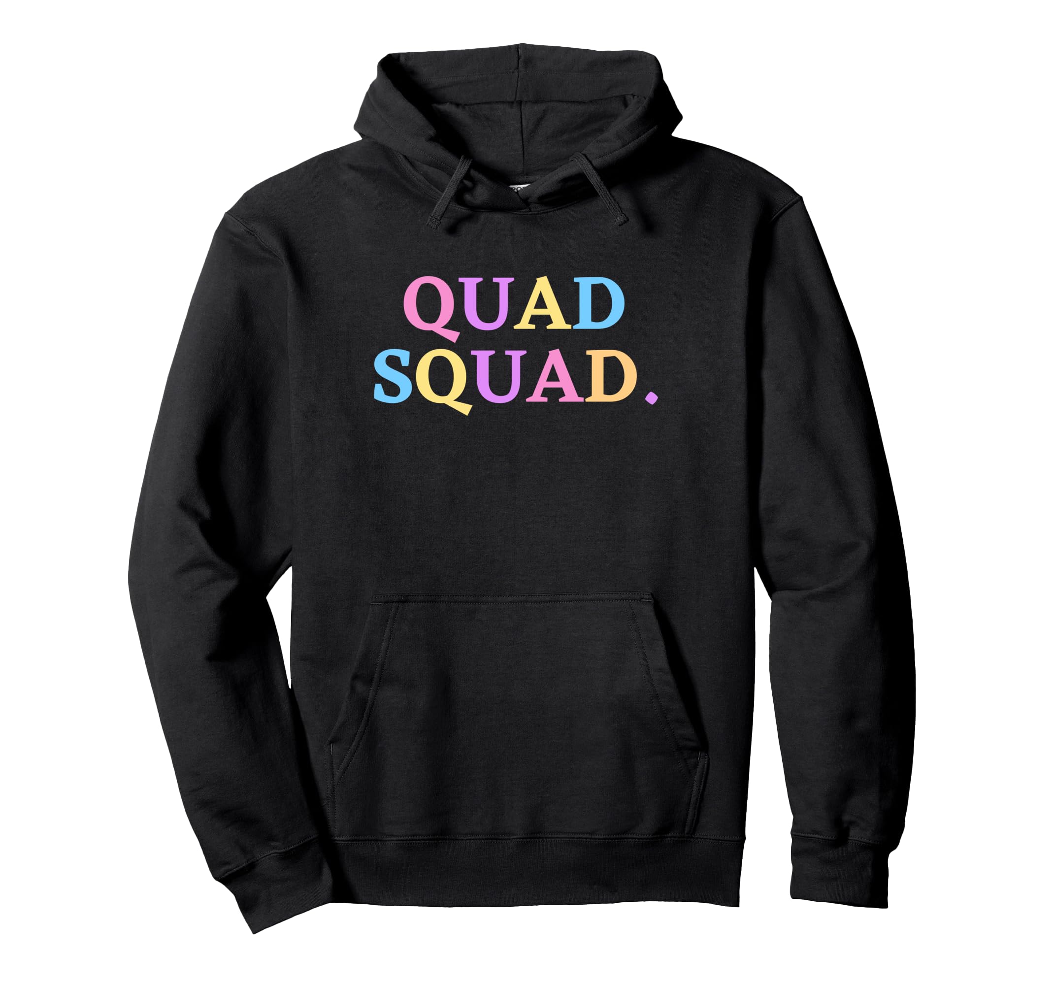 Quad Squad Roller Skating Crew Hoodie - Unique Graphic Men Women - T-Shirt, Sweatshirt, Hoodie