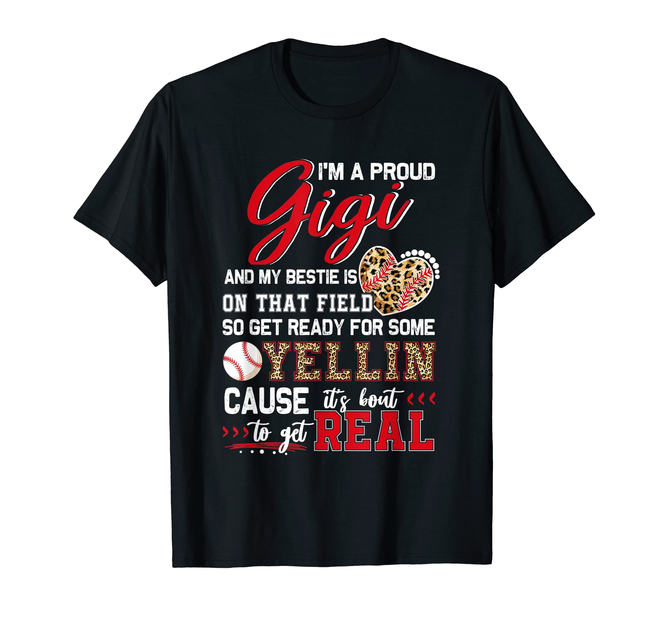 Proud Baseball Gigi Baseball Family T-Shirt - Custom Art Print Unisex - T-Shirt, Sweatshirt, Hoodie