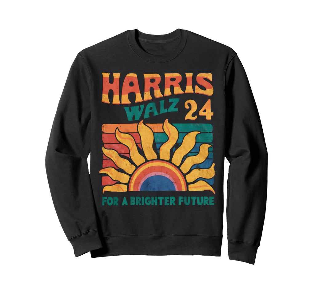 Harris Walz 2024 President Sweatshirt - Aesthetic Graphic Unisex - T-Shirt, Sweatshirt, Hoodie