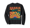 Harris Walz 2024 President Sweatshirt - Aesthetic Graphic Unisex - T-Shirt, Sweatshirt, Hoodie