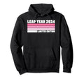 Leap Year 2024 Distressed Hoodie - Aesthetic Graphic Men Women - T-Shirt, Sweatshirt, Hoodie