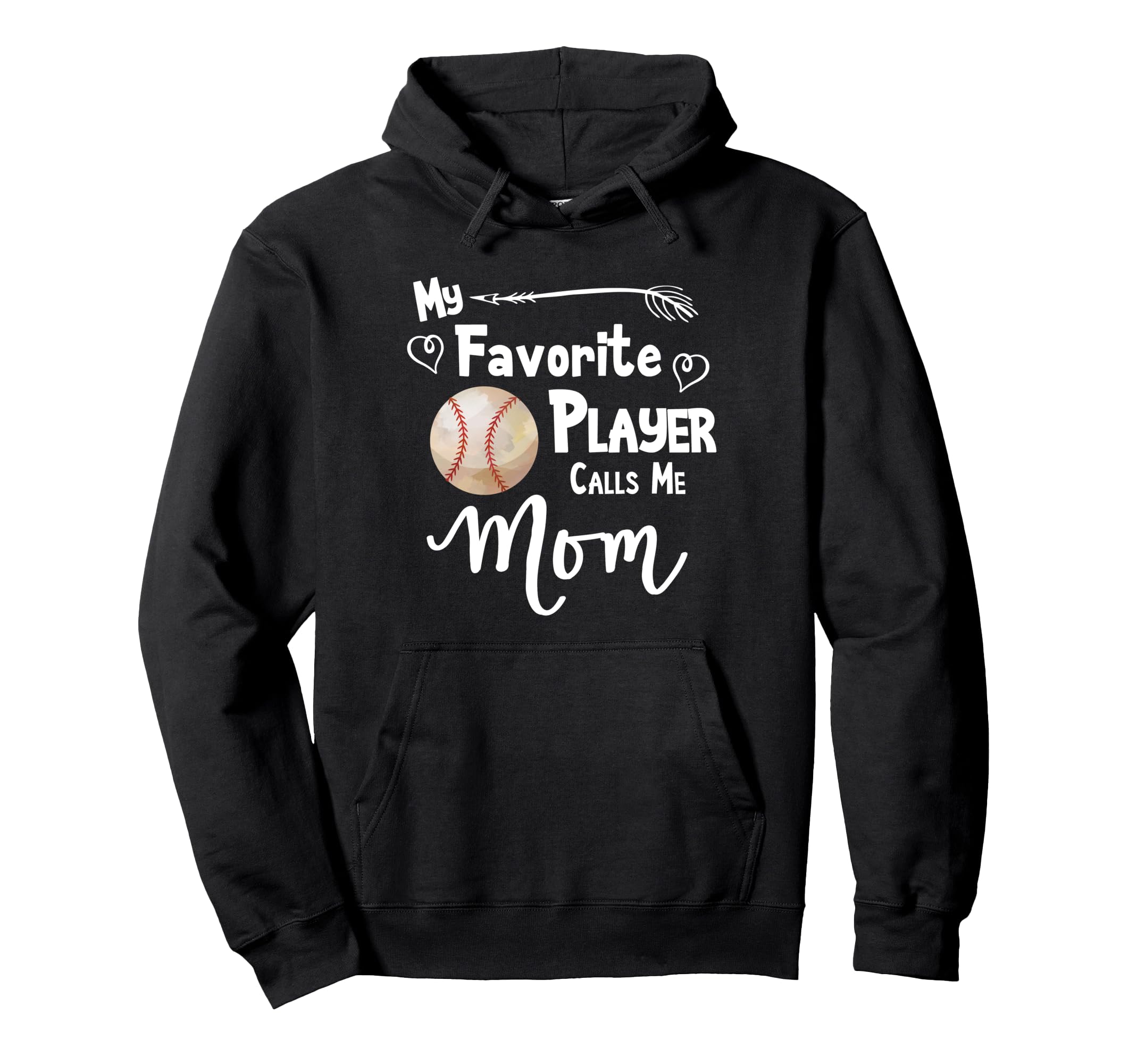 Mom Baseball Softball Game Fan Sports Hoodie - Aesthetic Graphic Unisex - T-Shirt, Sweatshirt, Hoodie