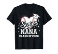 Senior Nana Class 2026 Baseball T-Shirt - Aesthetic Graphic for Adults - T-Shirt, Sweatshirt, Hoodie