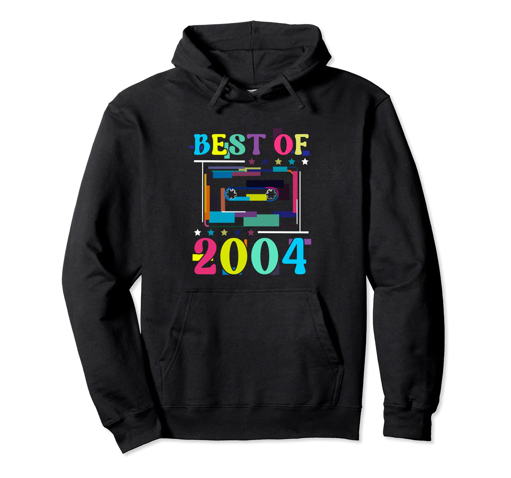Best 2004 Birthday Birth Year Cassette Hoodie - Minimalist Print Unisex - T-Shirt, Sweatshirt, Hoodie