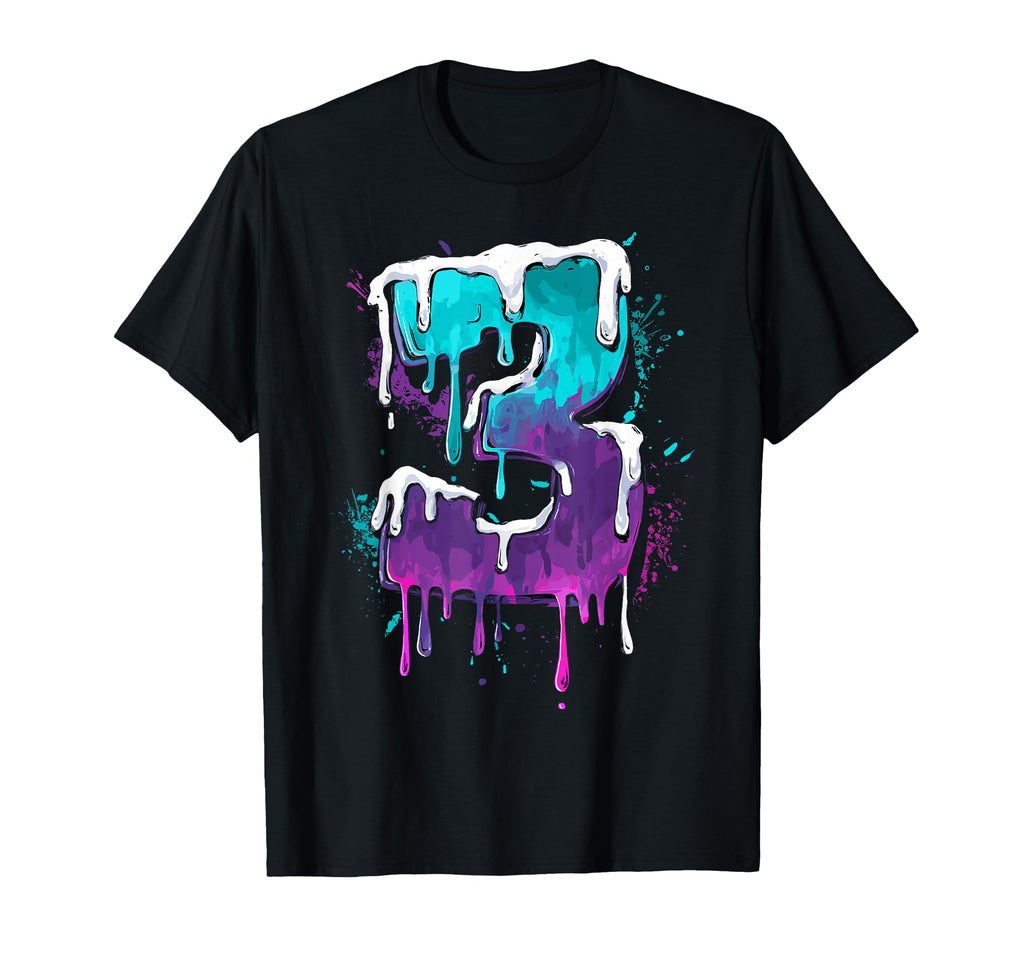 Baseball 3 Number T-Shirt - Custom Art Print for Adults - T-Shirt, Sweatshirt, Hoodie
