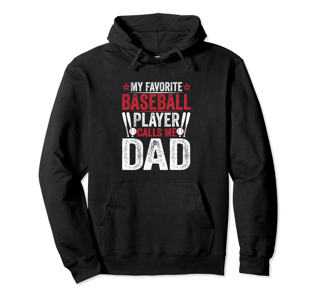 Funny Baseball Dad Baseball Fans Hoodie - Minimalist Print for Adults - T-Shirt, Sweatshirt, Hoodie