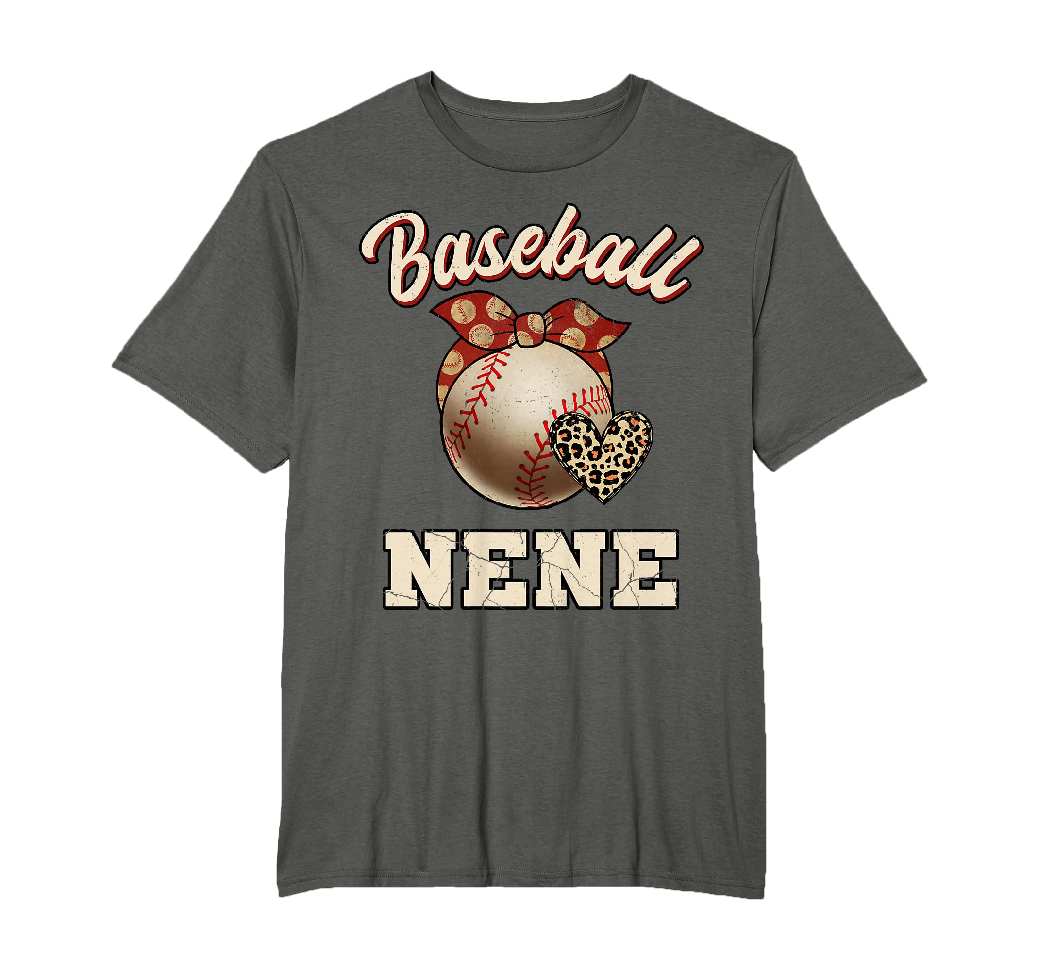 Baseball Nene Bandana Leopard Heart T-Shirt - Fun Novelty Design Men Women - T-Shirt, Sweatshirt, Hoodie