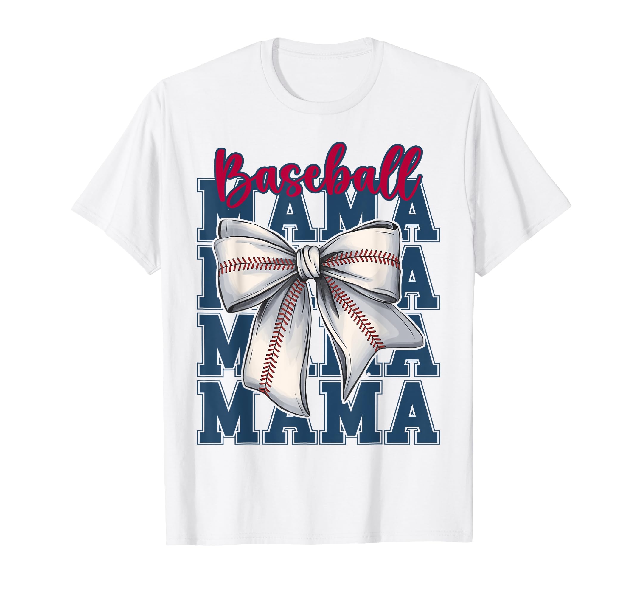 Baseball Coquette Bow Baseball Mama T-Shirt - Trendy Graphic Men Women - T-Shirt, Sweatshirt, Hoodie