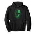 Cyber Security Skull Mask Glitch Hoodie - Fun Novelty Design for Adults - T-Shirt, Sweatshirt, Hoodie
