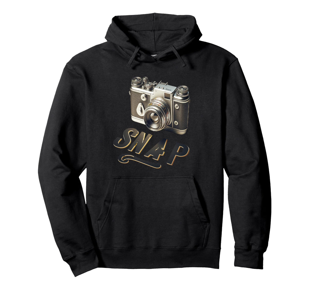 Snap Camera Photography Hoodie - Unique Graphic Men Women - T-Shirt, Sweatshirt, Hoodie