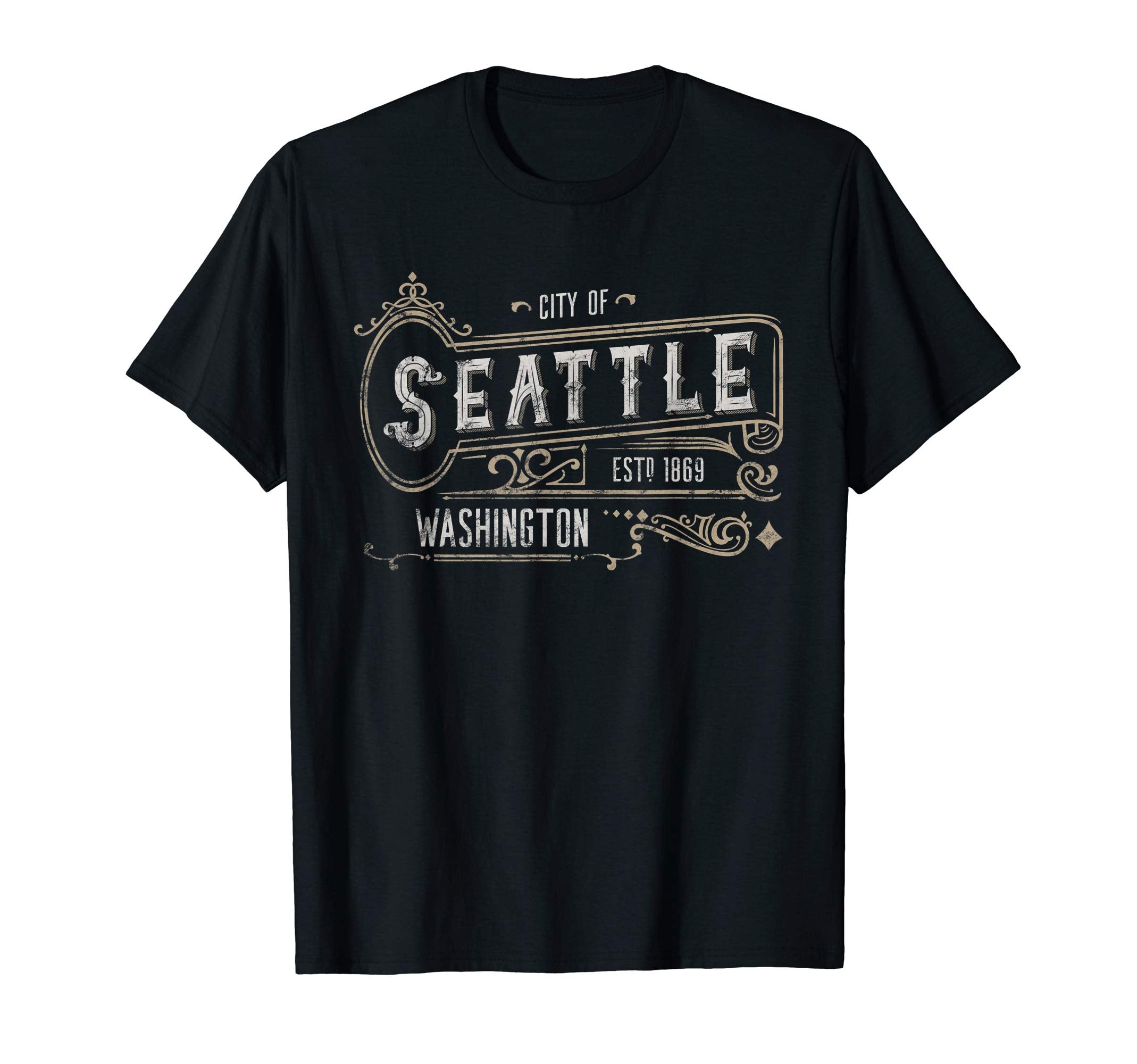 Seattle Wa Victorian Home City T-Shirt - Aesthetic Graphic Men Women - T-Shirt, Sweatshirt, Hoodie