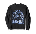 Horse Lightning 80S 90S Western Sweatshirt - Trendy Graphic for Adults - T-Shirt, Sweatshirt, Hoodie