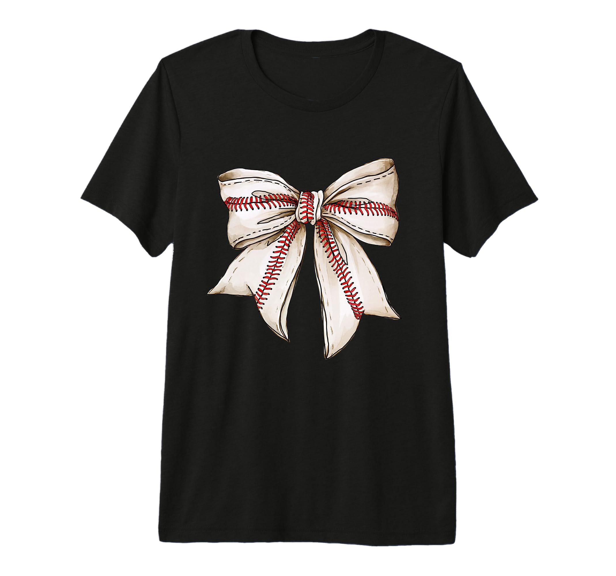 Baseball Mom Coquette Bow Game Day Tri T-Shirt - Aesthetic Graphic Unisex - T-Shirt, Sweatshirt, Hoodie