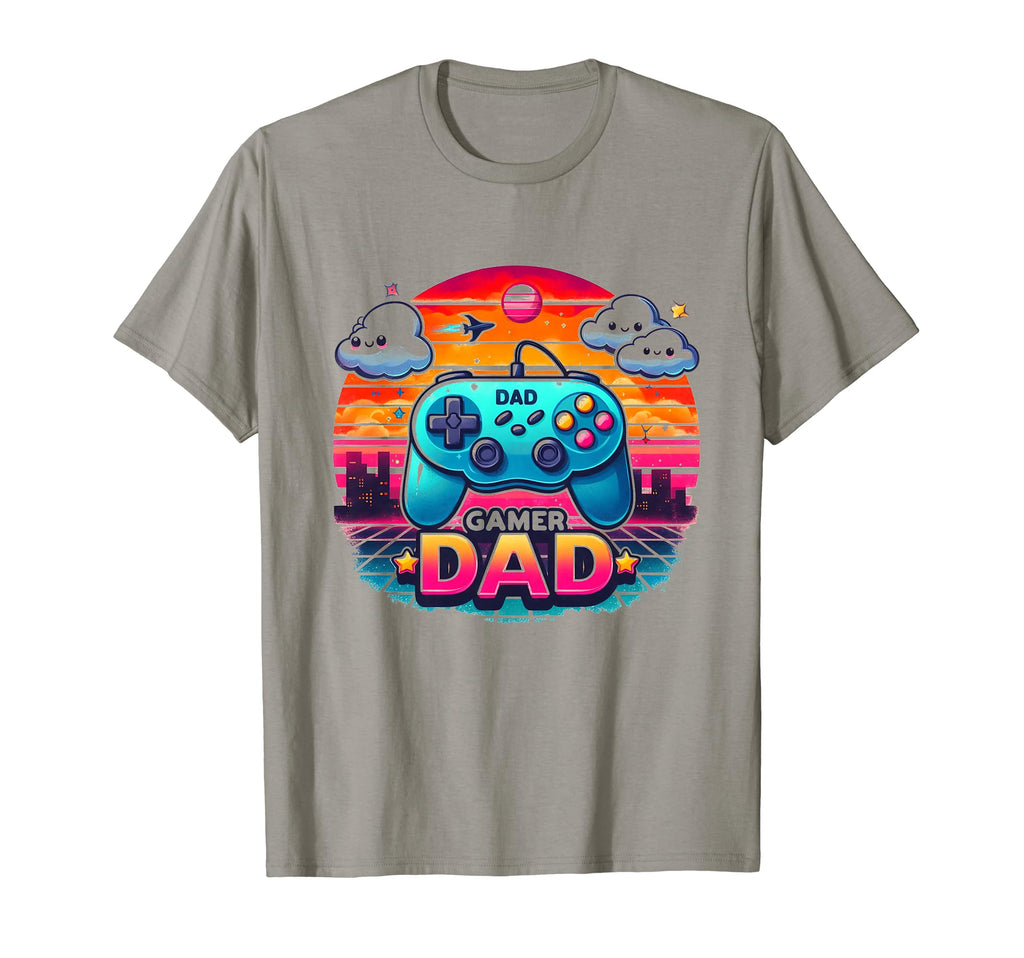 Gamer Dad Game Controller Gaming Video T-Shirt - Unique Graphic Unisex - T-Shirt, Sweatshirt, Hoodie