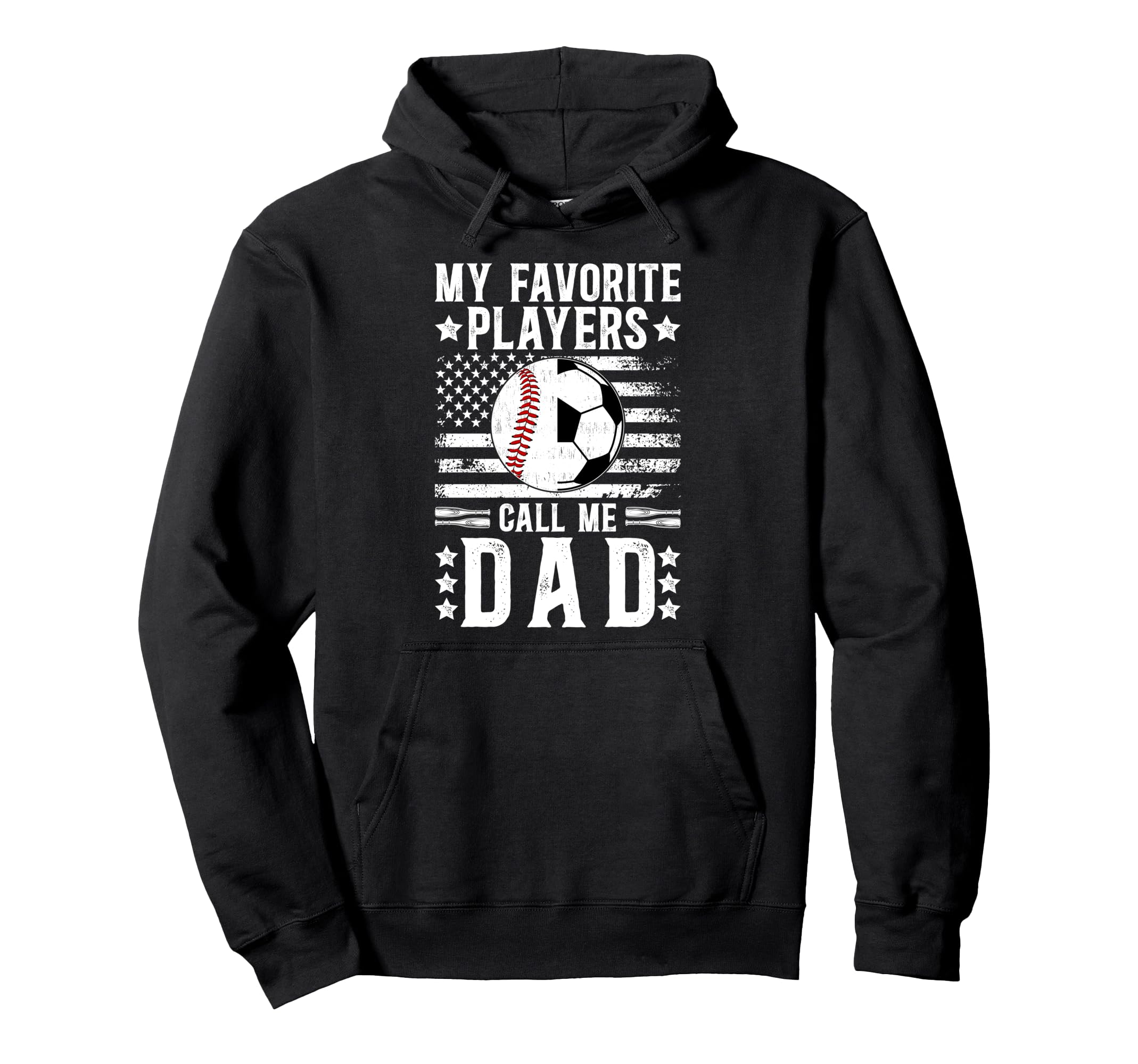 My Favorite Players Call Me Dad Hoodie - Aesthetic Graphic Men Women - T-Shirt, Sweatshirt, Hoodie