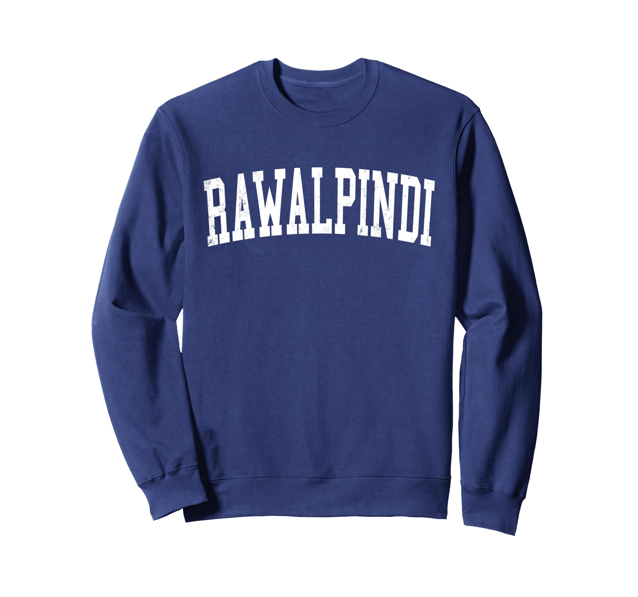 Rawalpindi Pakistan Distressed Sweatshirt - Custom Art Print Men Women - T-Shirt, Sweatshirt, Hoodie