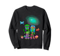 Space Alien Couple Matching 60S 70 Sweatshirt - Novelty Apparel Men Women - T-Shirt, Sweatshirt, Hoodie