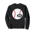 Baseball Sport 99 Jersey Number Sweatshirt - Minimalist Print Unisex - T-Shirt, Sweatshirt, Hoodie