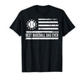 Baseball Coach Team Us American Flag T-Shirt - Novelty Apparel Men Women - T-Shirt, Sweatshirt, Hoodie