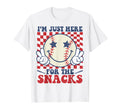 Im Just Here Snacks Baseball T-Shirt - Casual Everyday Wear for Adults - T-Shirt, Sweatshirt, Hoodie