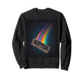 Cassette Tape Rainbow Streams Sweatshirt - Novelty Apparel for Adults - T-Shirt, Sweatshirt, Hoodie