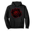 Red Roses Rosas True Love Aesthetic Hoodie - Minimalist Print for Adults - T-Shirt, Sweatshirt, Hoodie
