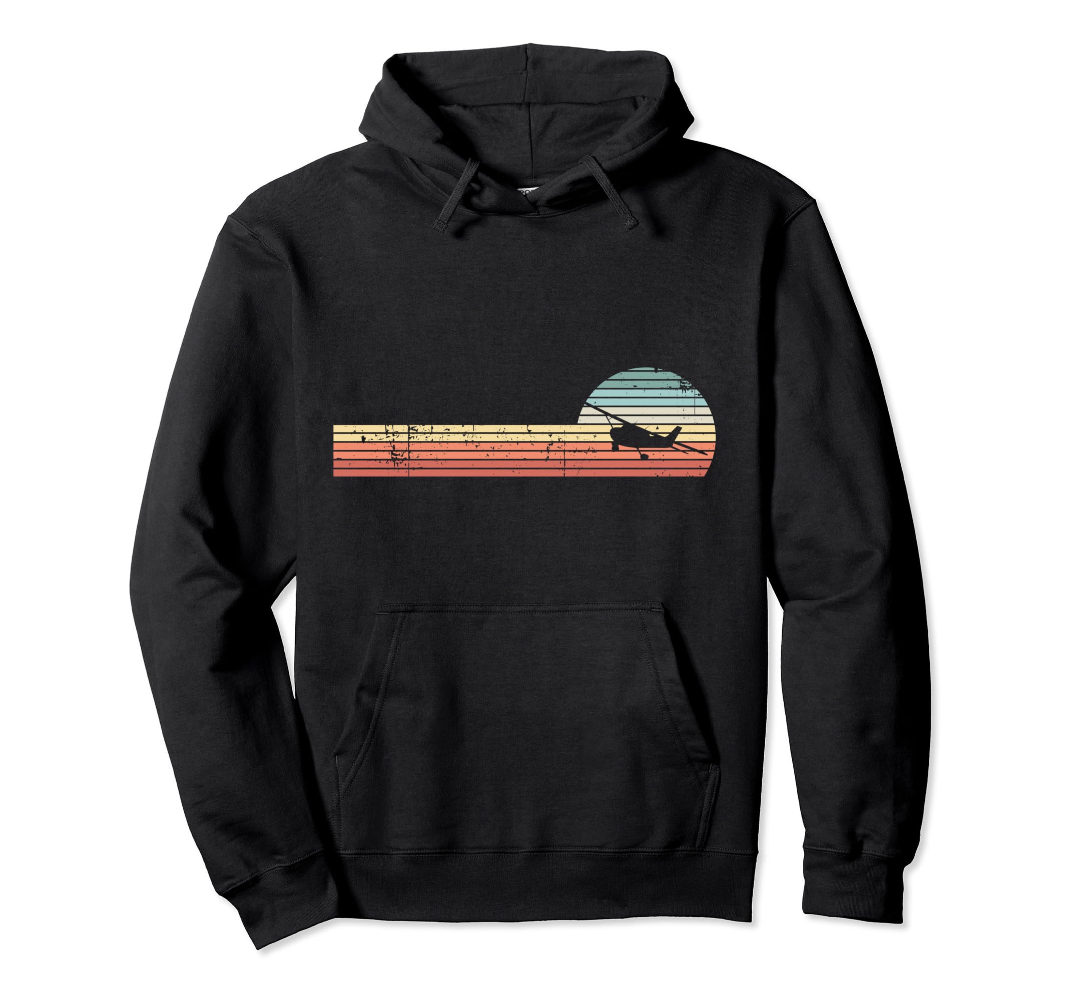 Plane Sunset Hoodie - Custom Art Print Men Women - T-Shirt, Sweatshirt, Hoodie