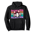 Baseball Mom Baseball Mama Mothers Hoodie - Aesthetic Graphic Men Women - T-Shirt, Sweatshirt, Hoodie
