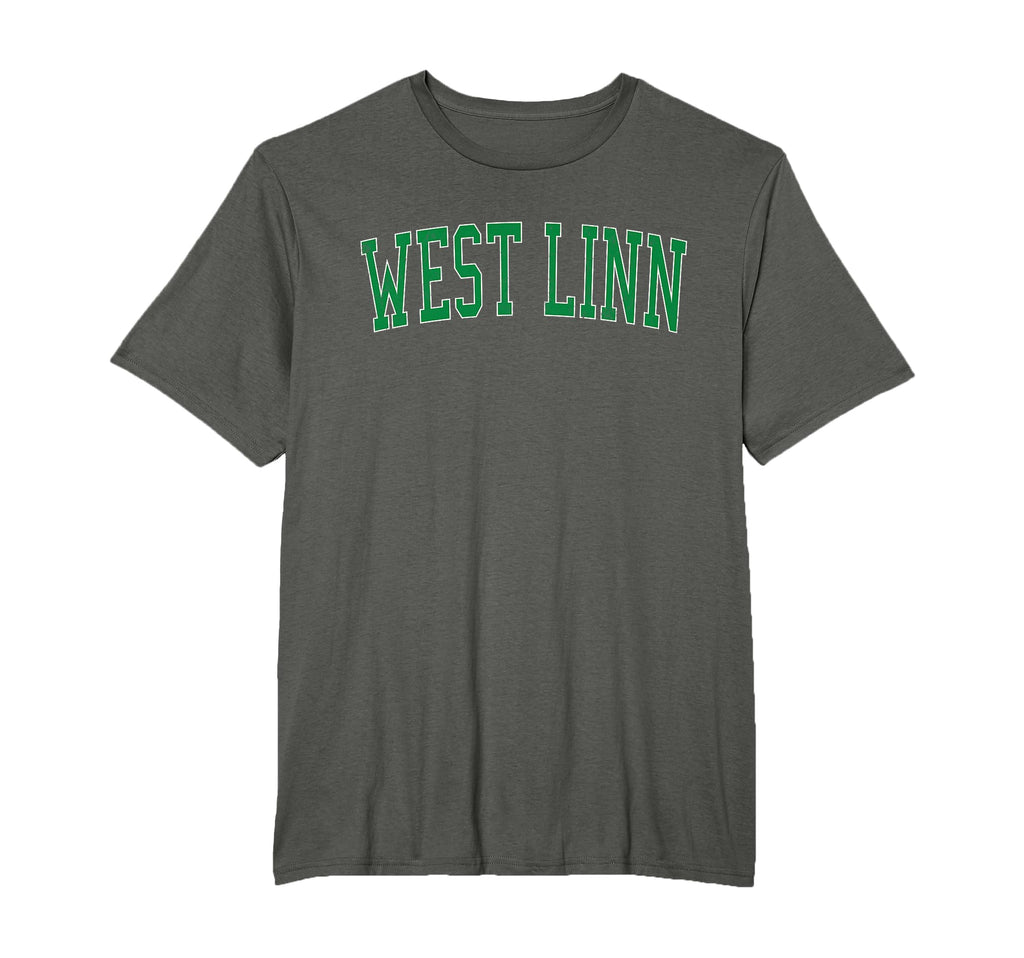 West Linn Or Distressed Green T-Shirt - Casual Everyday Wear Men Women - T-Shirt, Sweatshirt, Hoodie
