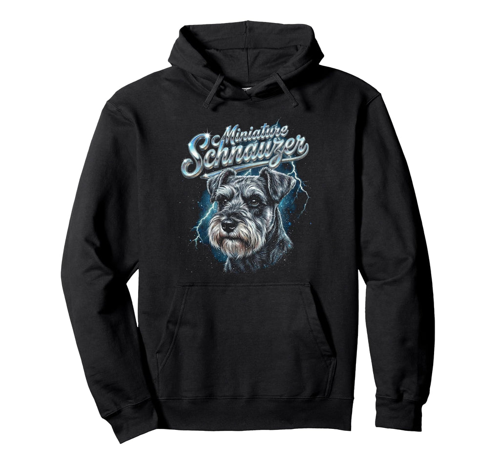 Miniature Schnauzer 90S Dog Lover 80S Hoodie - Unique Graphic for Adults - T-Shirt, Sweatshirt, Hoodie