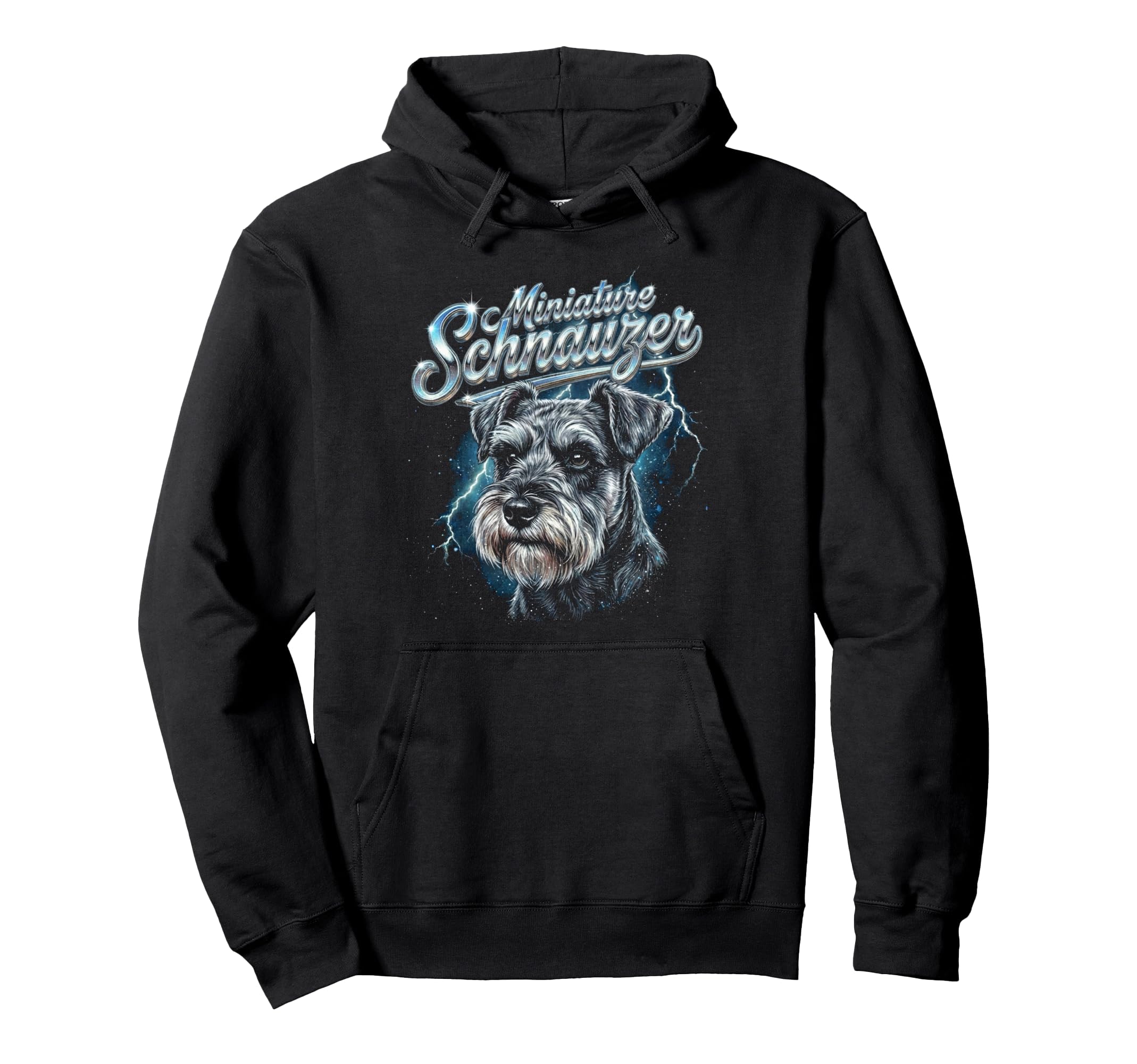 Miniature Schnauzer 90S Dog Lover 80S Hoodie - Unique Graphic for Adults - T-Shirt, Sweatshirt, Hoodie