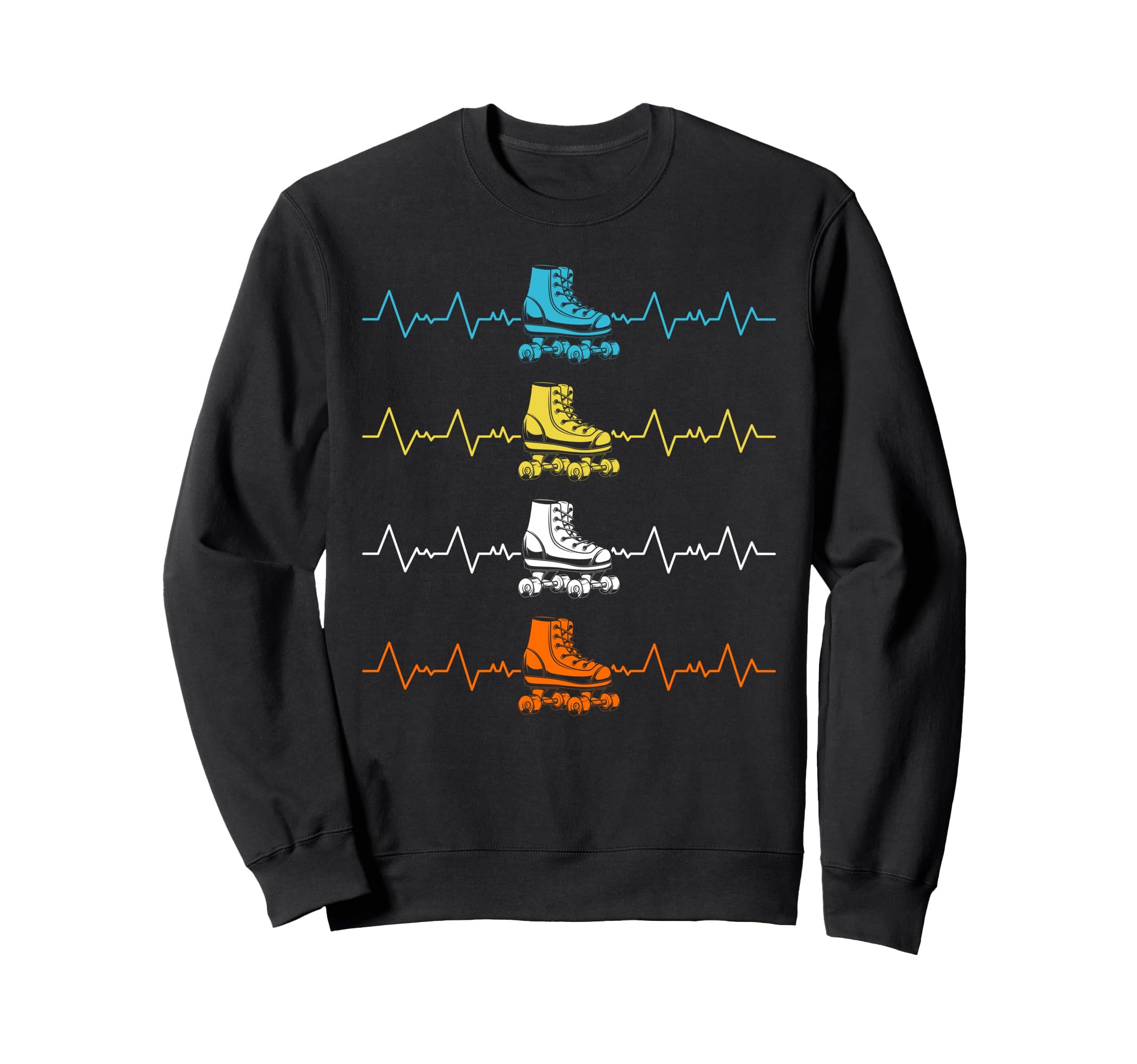 Roller Skate Skating Sport Sweatshirt - Aesthetic Graphic for Adults - T-Shirt, Sweatshirt, Hoodie