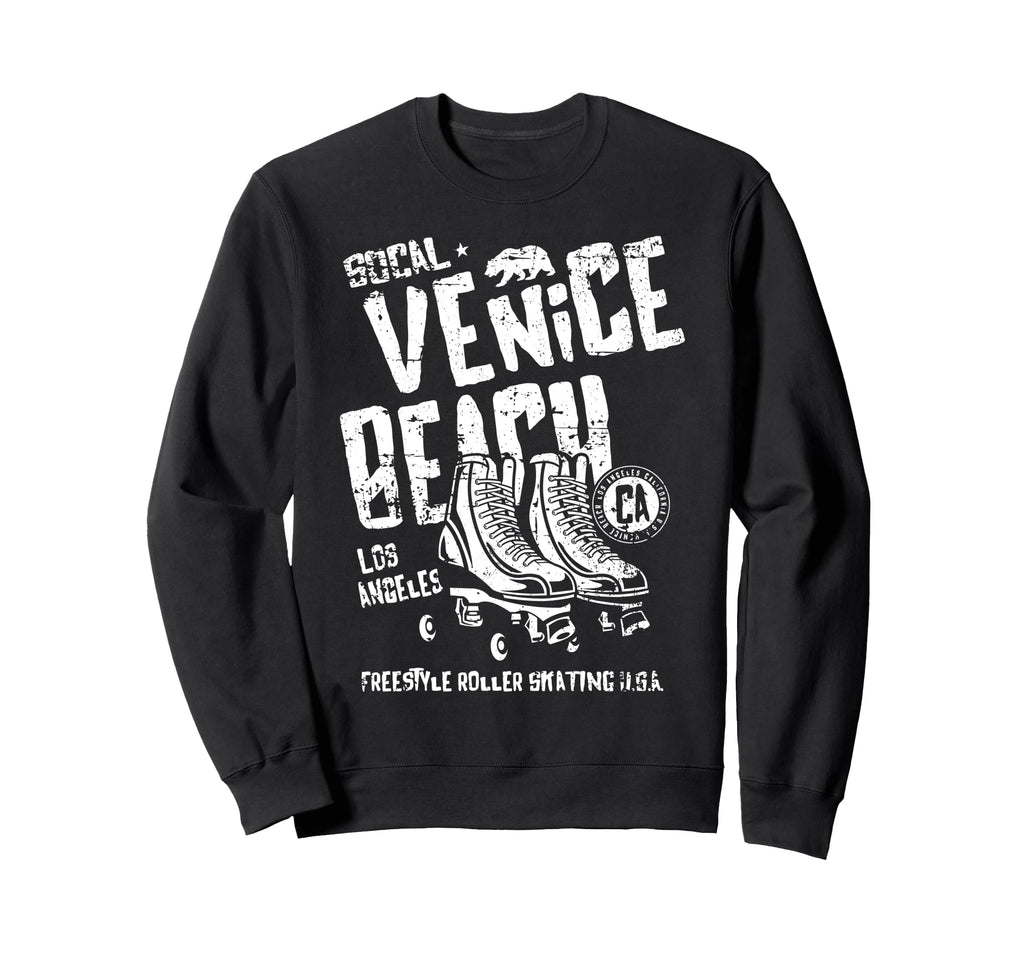 Venice Beach California Roller Sweatshirt - Fun Novelty Design Unisex - T-Shirt, Sweatshirt, Hoodie