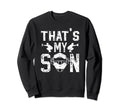 Thats My Son Baseball Catcher Dad Sweatshirt - Unique Graphic Men Women - T-Shirt, Sweatshirt, Hoodie