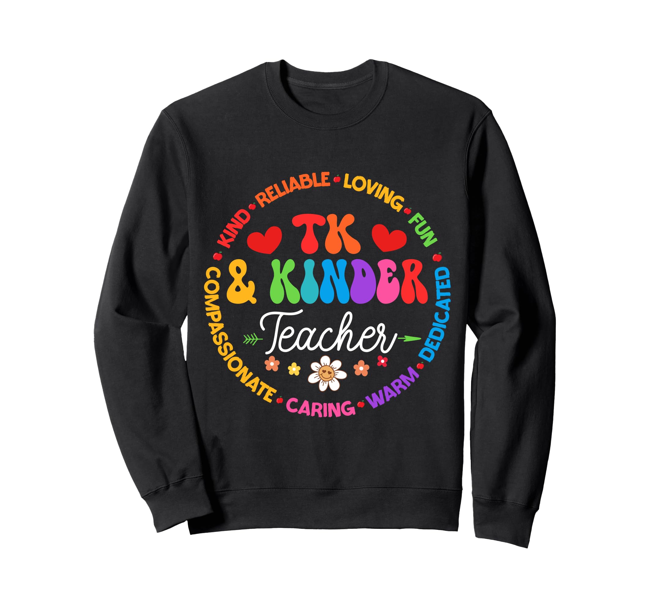 Tk Kinder Teacher Crew Transitional Sweatshirt - Minimalist Print Unisex - T-Shirt, Sweatshirt, Hoodie