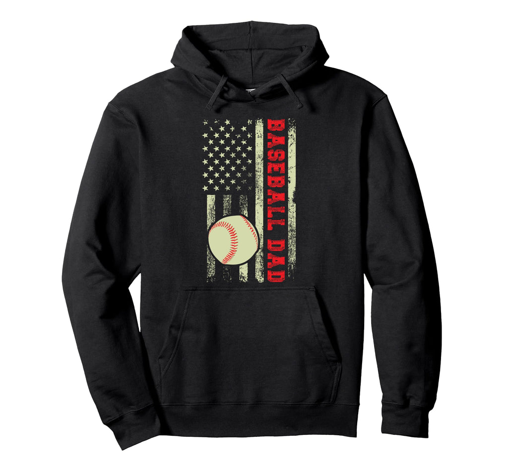 Baseball Dad Hoodie - Fun Novelty Design Unisex - T-Shirt, Sweatshirt, Hoodie