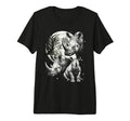 Rhino 90S Aesthetic Y2K Rhinoceros T-Shirt - Minimalist Print for Adults - T-Shirt, Sweatshirt, Hoodie