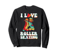 Roller Skating Skate 1970S Sweatshirt - Trendy Graphic Unisex - T-Shirt, Sweatshirt, Hoodie