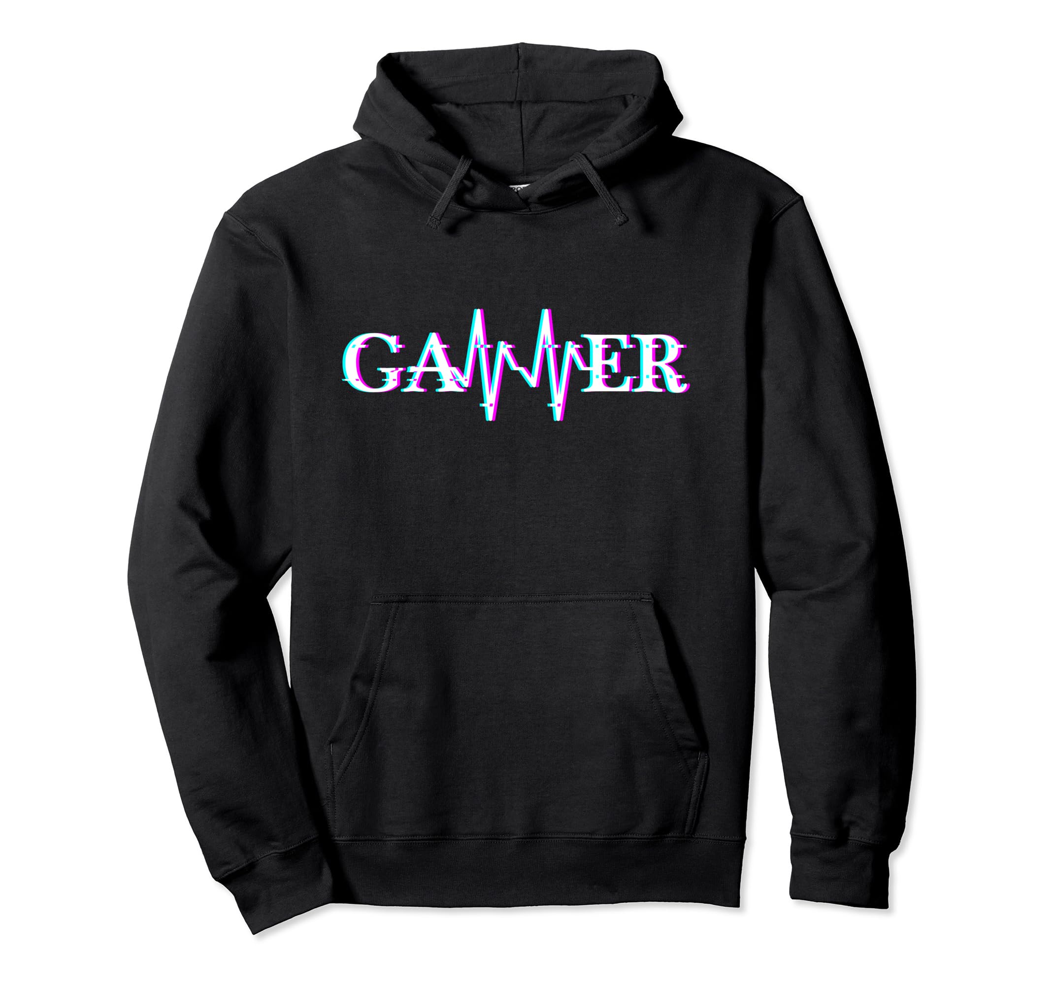 Aesthetic Vaporwave Gamer Heartbeat Hoodie - Aesthetic Graphic Unisex - T-Shirt, Sweatshirt, Hoodie