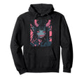 Anime Horror Aesthetic Vaporwave Hoodie - Fun Novelty Design Men Women - T-Shirt, Sweatshirt, Hoodie