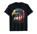 Patriotic Eagle American Flag Usa T-Shirt - Fun Novelty Design for Adults - T-Shirt, Sweatshirt, Hoodie