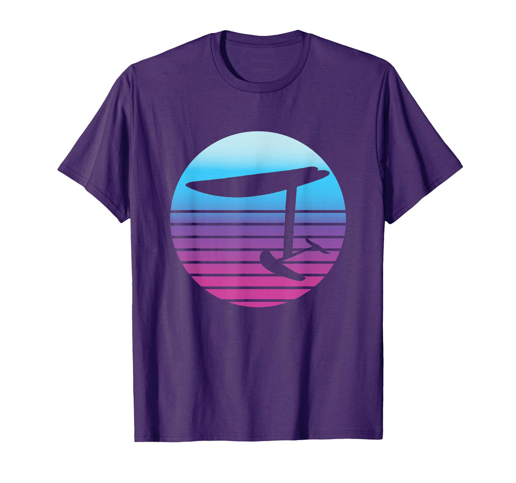 Efoil Electric Hydrofoil Sunset Surf T-Shirt - Casual Everyday Wear Unisex - T-Shirt, Sweatshirt, Hoodie