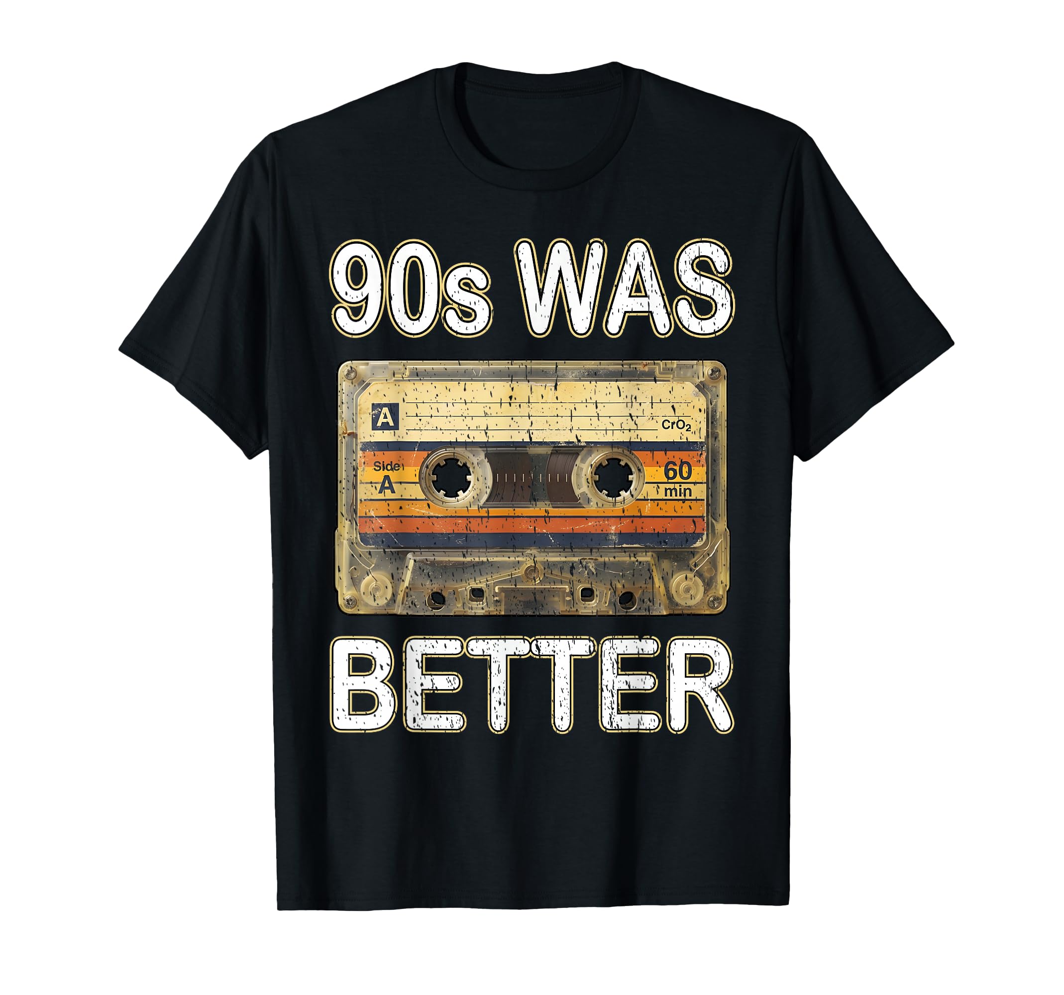 90S Was Better Nostalgia Mix Tape T-Shirt - Custom Art Print Men Women - T-Shirt, Sweatshirt, Hoodie