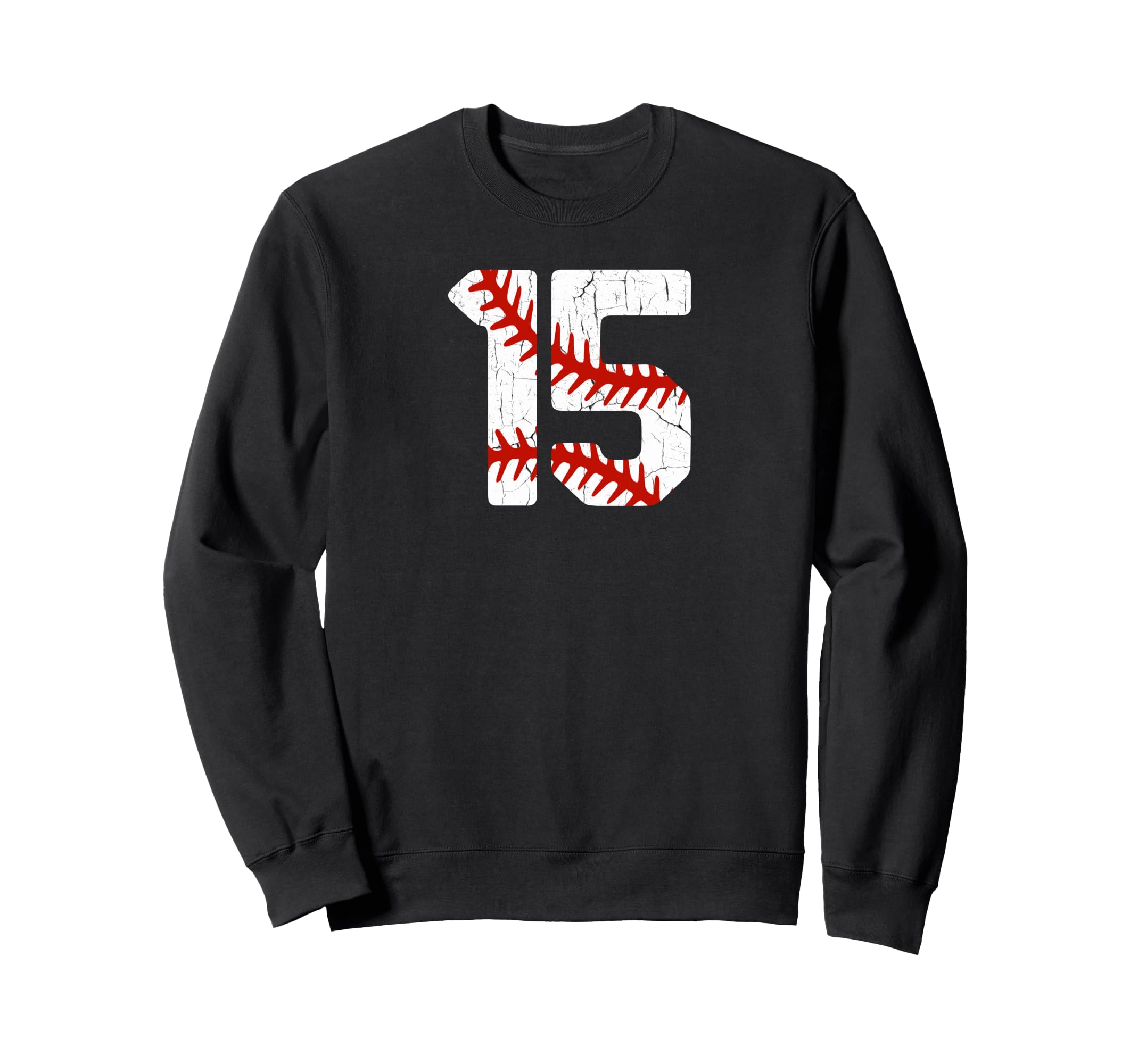 Baseball Player Jersey Number 15 Sweatshirt - Aesthetic Graphic Men Women - T-Shirt, Sweatshirt, Hoodie