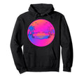 90S Art 80S Aesthetic Sunset Palm Trees Hoodie - Trendy Graphic for Adults - T-Shirt, Sweatshirt, Hoodie