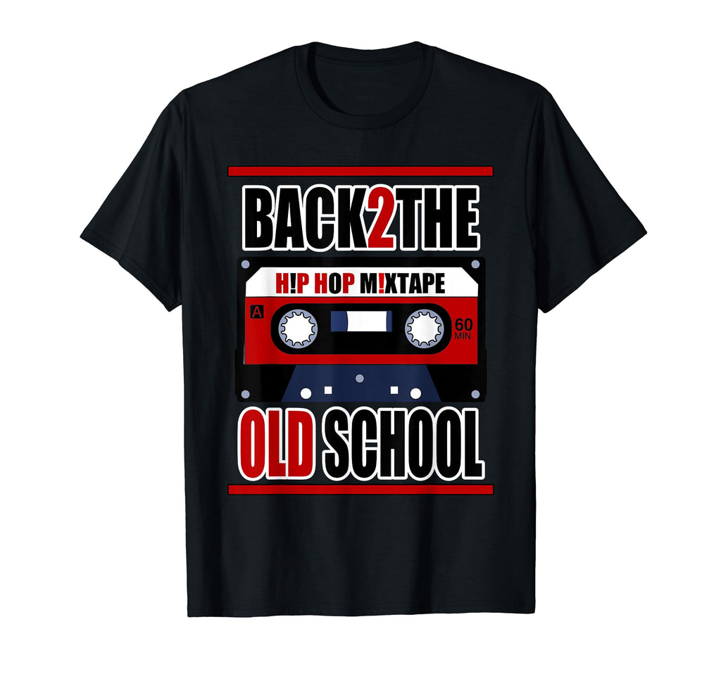Back 2 Old School Hip Hop Mixtape T-Shirt - Trendy Graphic for Adults - T-Shirt, Sweatshirt, Hoodie